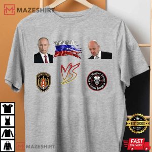 Russia Civil War Wagner Vs Putin Prigozhin T Shirt (4)
