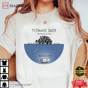 Titanic 2023 Economy Class Missing Submarine T Shirt (2)