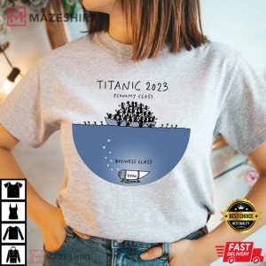 Titanic 2023 Economy Class Missing Submarine T Shirt (3)