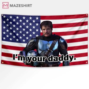 Pedro Pascal The Mandalorian USA Flag (1)