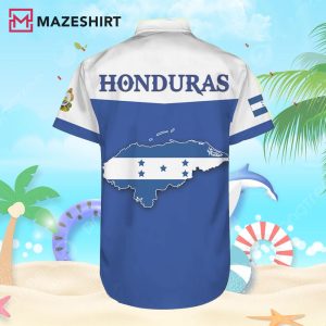 Get Now Honduras Map Short Sleeve Hawaiian Shirt (2)