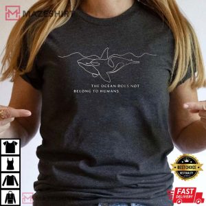 Orca Whale, Sink The Rich, Protect The Oceans T Shirt (3)
