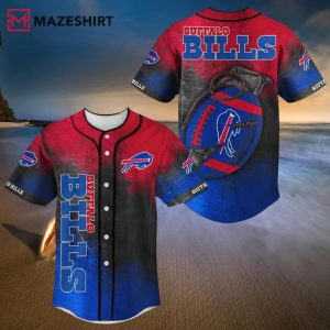 Buffalo Bills NFL Vintage Baseball Jersey