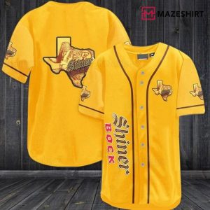 Shiner Bock Beer Baseball Jersey