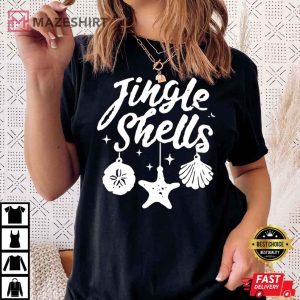 Beachy Tropical Christmas In July Summer Holiday T Shirt (3)