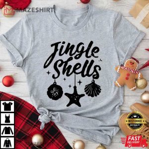 Beachy Tropical Christmas In July Summer Holiday T Shirt (4)