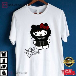 Peso Pluma Hello Kitty Fan Merch T shirt (1)