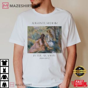 Pierre Auguste Renoir In The Meadow T Shirt (3)