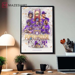 LSU Tigers Powerhouse College World Series Champions Poster