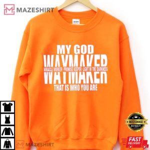 Waymaker Miracle Worker Faith Scripture Gifts T shirt (1)