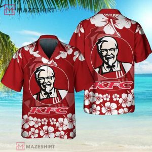 KFC Food Tropical Flower Aloha Hawaiian Shirts