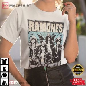 Vintage Ramones Rock Band Unisex T Shirt (3)