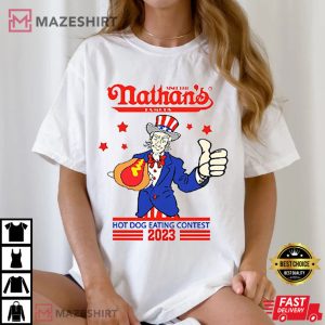 Joey Chestnut Nathans Famous Hot Dog Eating Funny T Shirt (1)