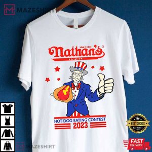 Joey Chestnut Nathans Famous Hot Dog Eating Funny T Shirt (4)