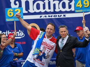 joey chestnut hot dog contest
