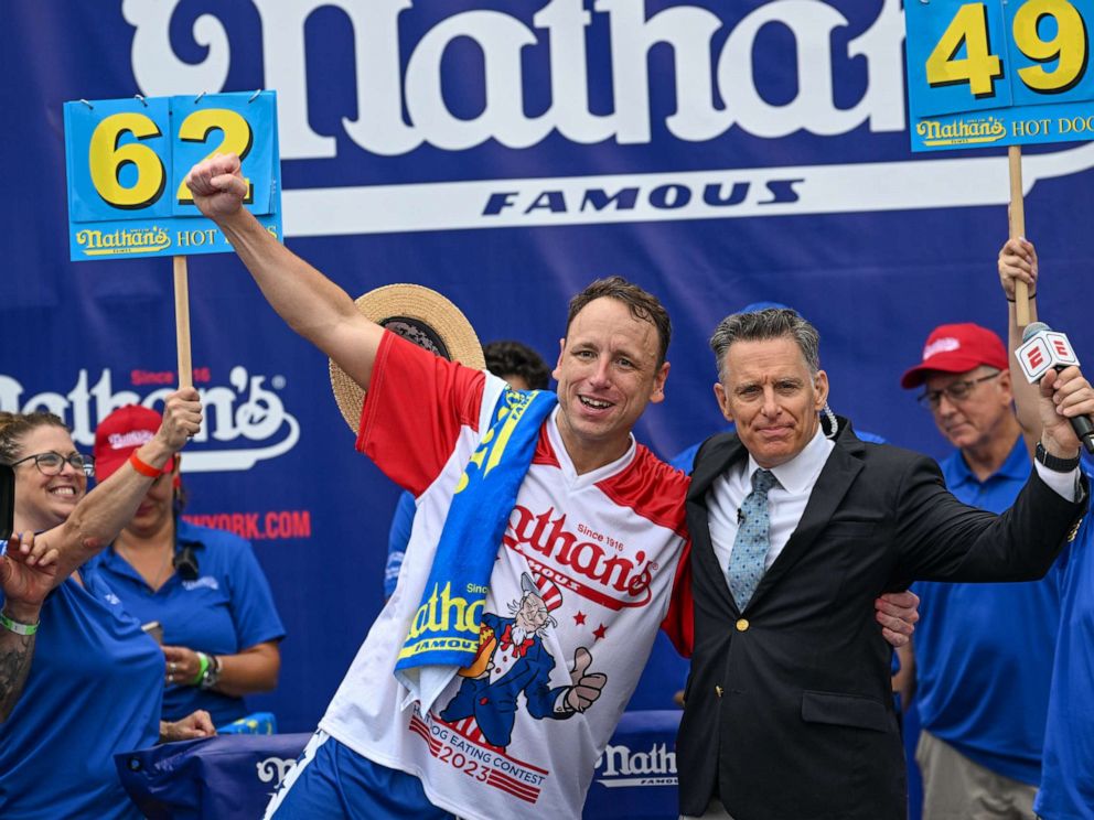 joey chestnut hot dog contest