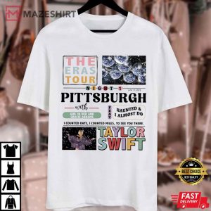 Retro The Eras Tour Set List Pittsburgh T Shirt (1)