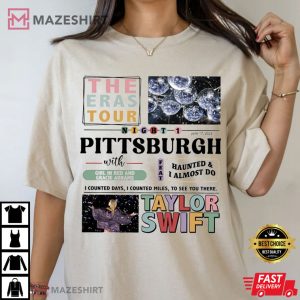 Retro The Eras Tour Set List Pittsburgh T Shirt (4)