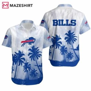 Buffalo Bills Coconut Trees Practical Beach Gift Hawaiian Shirt
