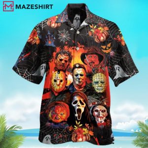 Halloween Horror Night Characters Hawaiian Shirt