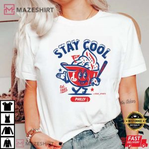 Philadelphia Phillies Ice Cream Helmet Baseball T Shirt (1)