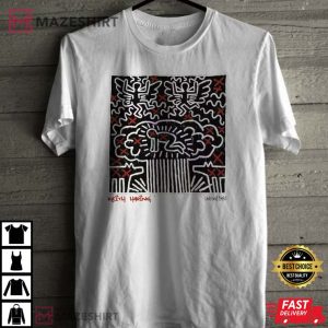 Keith Haring 1982 Pop Art Graffiti T Shirt (1)