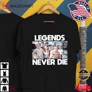 Sandlot Legends Never Die Squad Crew 1990s T Shirt (3)