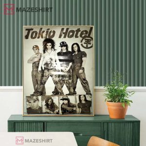 Tokio Hotel Vintage Wall Decor Music Poster Tokio Hotel Vintage Wall Decor Music Poster