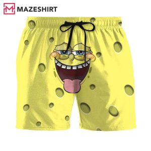Patrick Star Sponge Bob Beach Shorts Swim Trunks