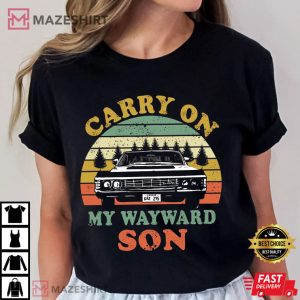 The Beatles Abbey Road Carry On My Wayward Son Vintage T Shirt (2)