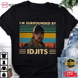 Supernatural I’m Surrounded By Idjits Vintage T Shirt (1)