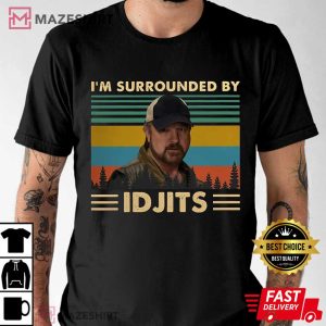 Supernatural I’m Surrounded By Idjits Vintage T Shirt (3)