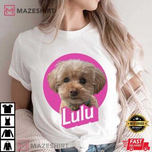 Pink Dog Shirt, Pet Photo T Shirt (3)