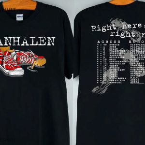 Van Halen Sneaker Right Here Right Now T Shirt (2)
