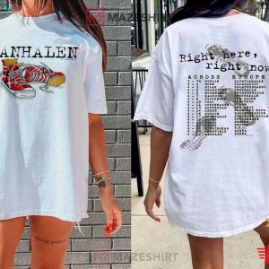 Van Halen Sneaker Right Here Right Now T Shirt (3)
