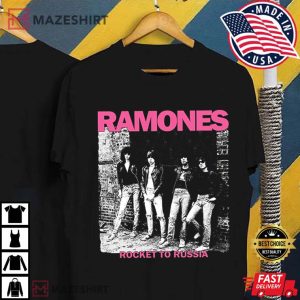 Ramones Band s Rocket To Russia T Shirt (3)