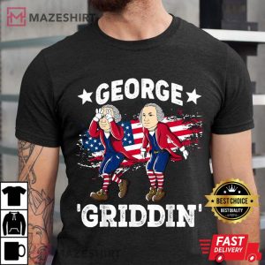 4th Of July George Washington Griddy T Shirt (2)