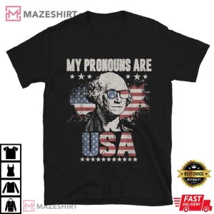 4th of July My Pronouns Are USA T Shirt (1)