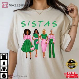 Alpha Kappa Alpha AKA Sistas Sorority T Shirt (2)