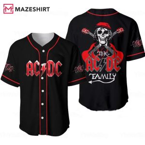 ACDC Merch Baseball Jersey