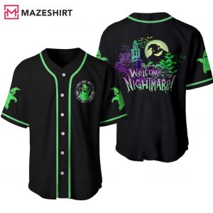 Oogie Boogie Nightmare Before Christmas Baseball Jersey