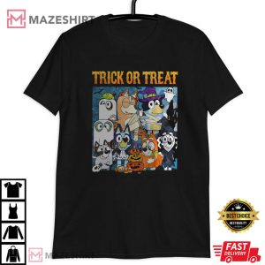 Bluey Happy Halloween Spooky T Shirt (3)