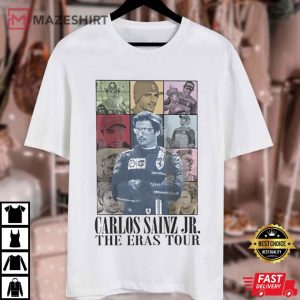 Carlos Sainz The Eras Tour F1 Driver T Shirt (3)