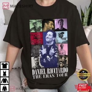 Daniel Ricciardo Formula 1 The Eras Tour T Shirt (1)