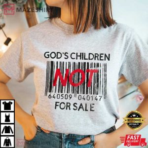 Sound of Freedom God’s Children Not For Sale T Shirt (1)