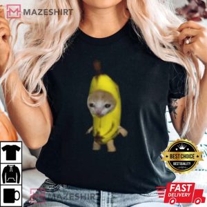 Banana Cat Funny Cat Lover T Shirt (2)