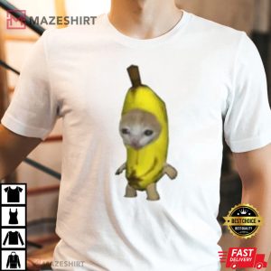 Banana Cat Funny Cat Lover T Shirt (3)