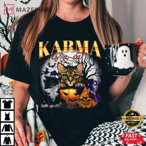 Halloween Karma Is Cat Eras Swiftie Gift T Shirt (1)