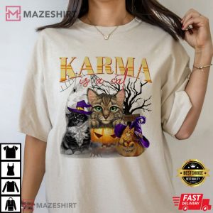 Halloween Karma Is Cat Eras Swiftie Gift T Shirt (4)