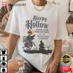 Halloween Sleepy Hollow Vintage T Shirt (1)